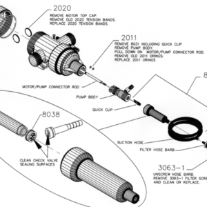 SERVICE KIT DM-PUMP PARTS: DM-80-1