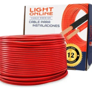 CABLE THW CALIBRE 12 ROJO
