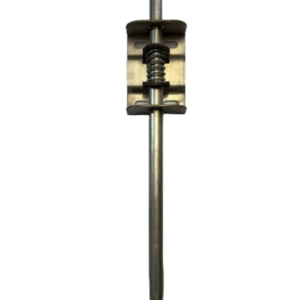 BRACKET AJUSTABLE 2 CHUPONES INOX 24"