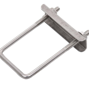 UNI ANCLAJE  P/VALLA SIST U INOX FRONTAL