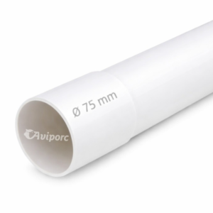 TUBO PVC DE TRANSPORTE DE 75X3.6MM 3MTS